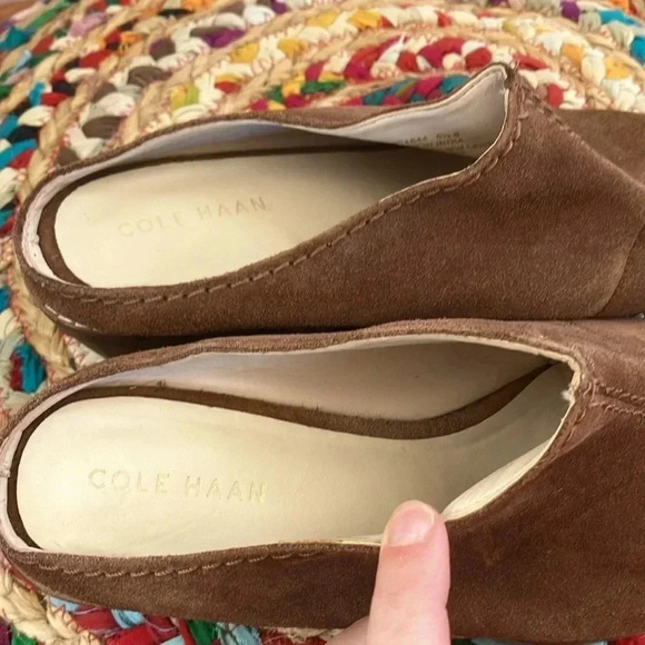Cole Haan brown suede mules - Picture 2 of 6